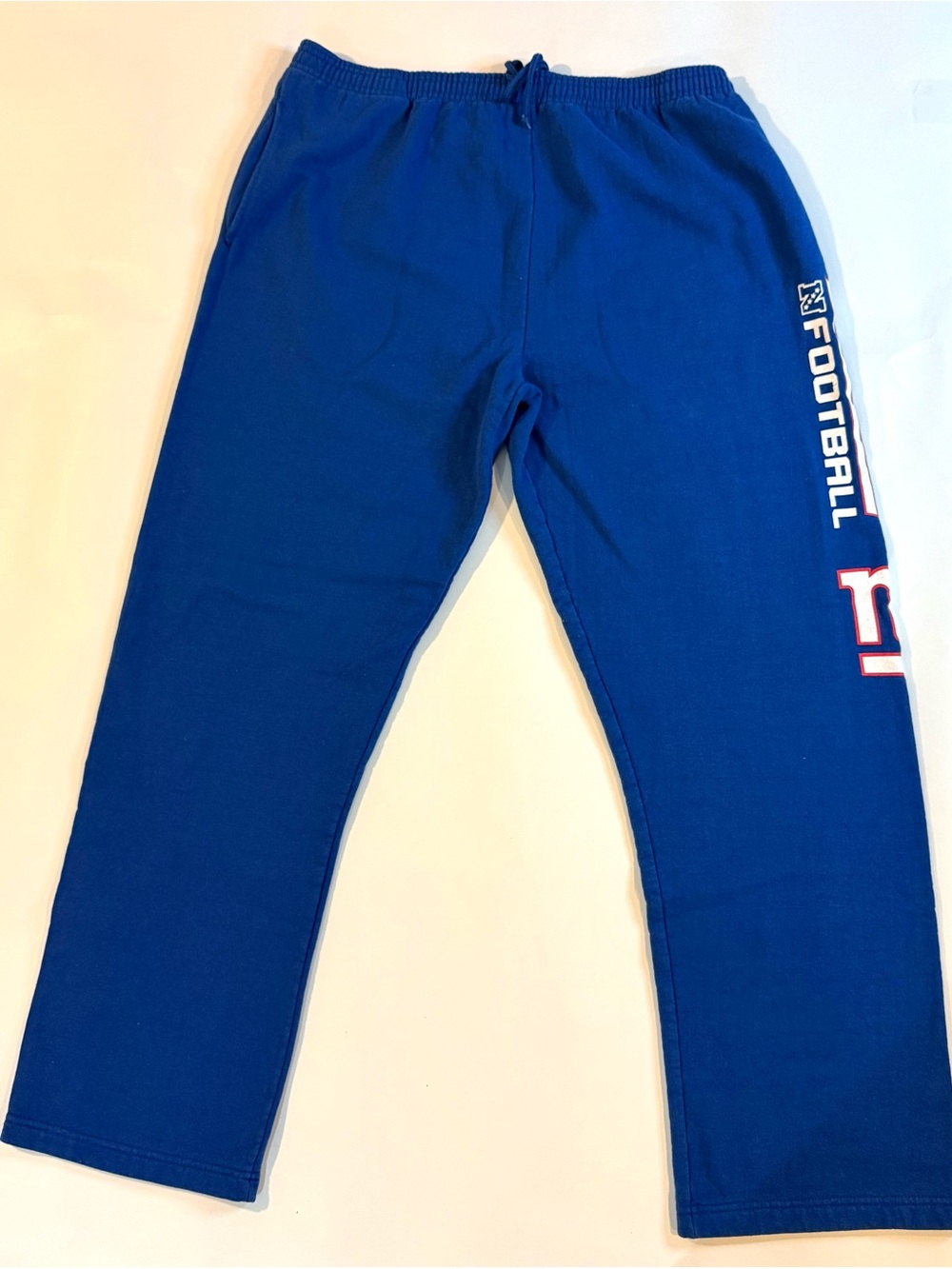 New York Giants NFL Team Apparel Sweatpants Men's Size XL Blue Retro Logo